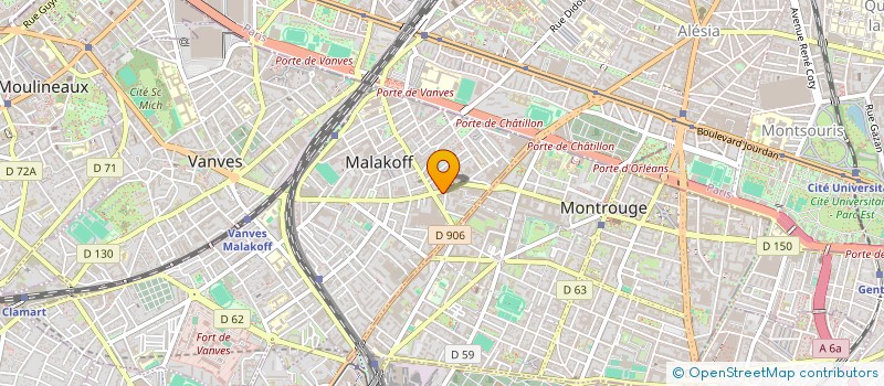 localisation de l'entreprise TACTIC  MALAKOFF