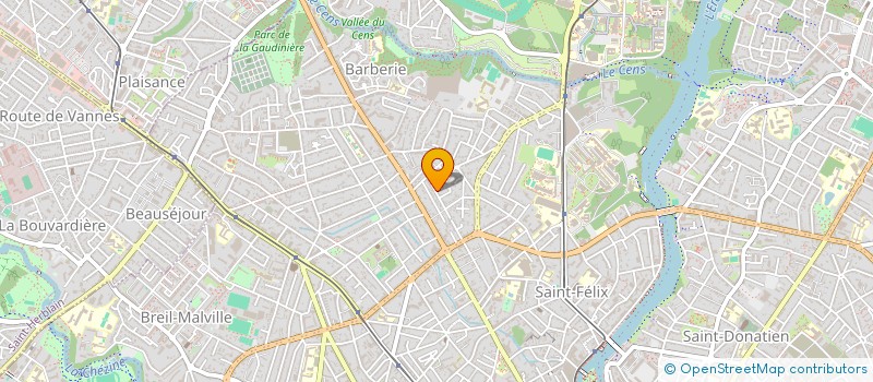 localisation de l'entreprise TACTIC à NANTES