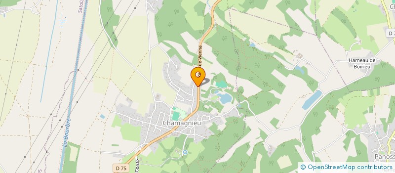 localisation de l'entreprise TACTICAL EVENT AIRSOFT  CHAMAGNIEU