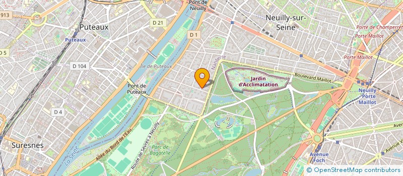 localisation de l'entreprise TACTICAL SUPPORT à NEUILLY-SUR-SEINE
