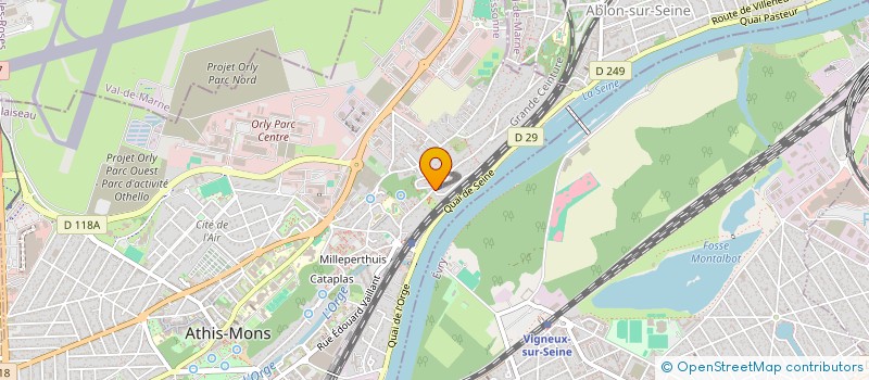 localisation de l'entreprise TACTIK  ATHIS-MONS