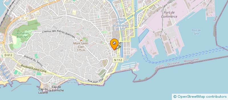 localisation de l'entreprise TACTIK INVESTISSEMENT  SETE