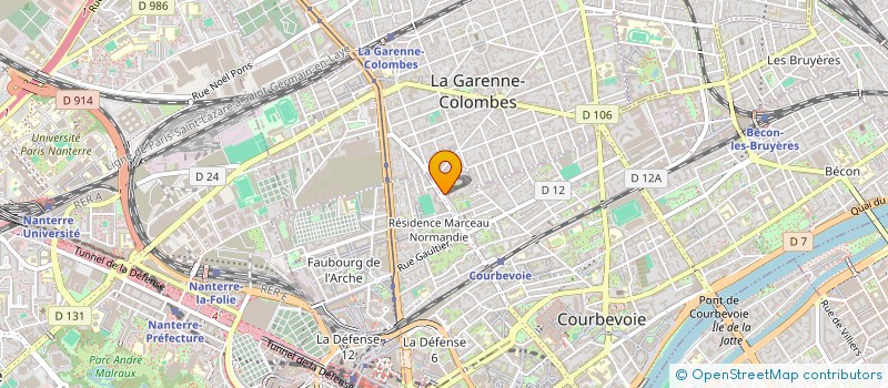 localisation de l'entreprise TACTIL à COURBEVOIE