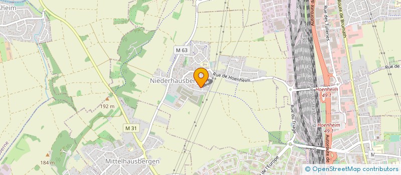 localisation de l'entreprise TACTIL à NIEDERHAUSBERGEN