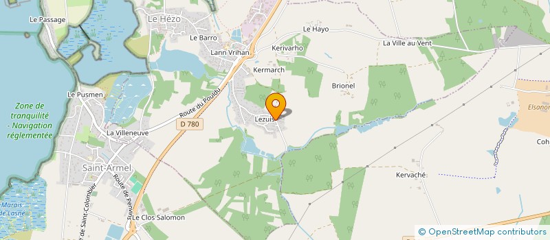 localisation de l'entreprise TACTIL  LE HEZO