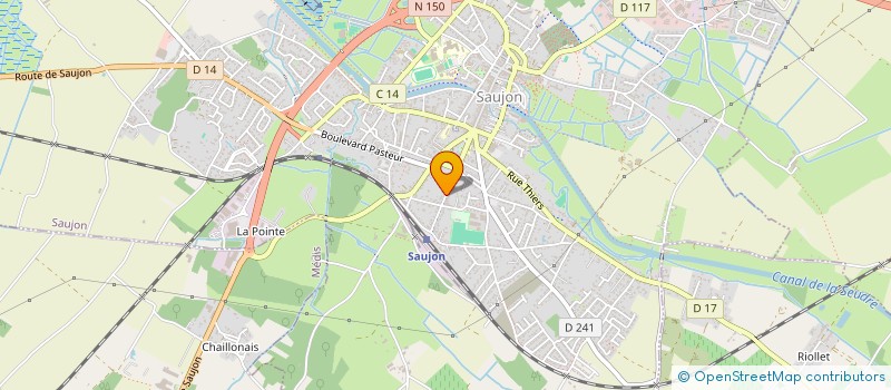 localisation de l'entreprise TACTIPOL  SAUJON