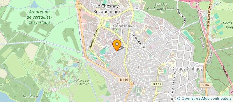 localisation de l'entreprise TACTIPOLE  LE CHESNAY-ROCQUENCOURT