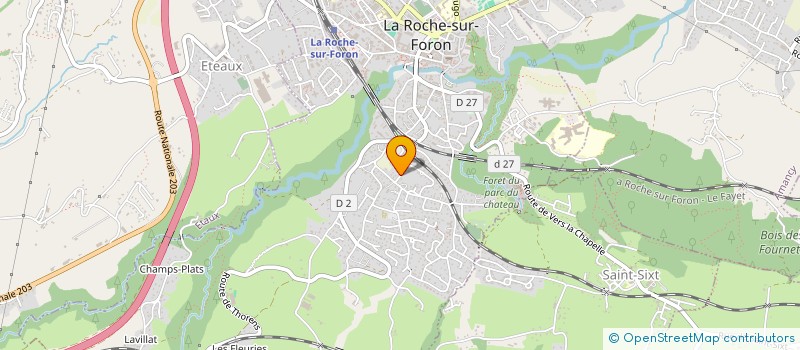 localisation de l'entreprise TACTIQ AVENTURE à LA ROCHE-SUR-FORON