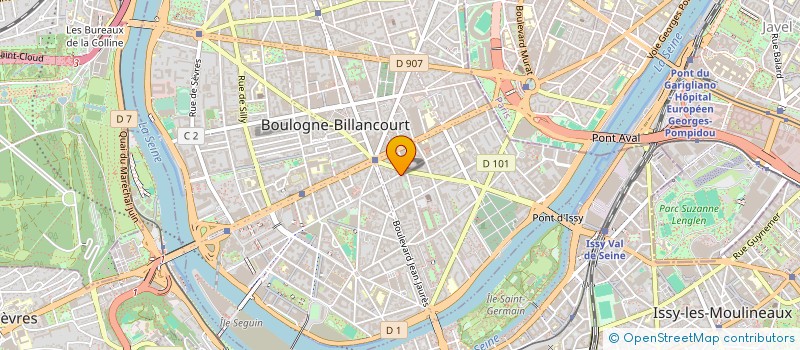 localisation de l'entreprise TACTIQUE ET MATIERES à BOULOGNE-BILLANCOURT