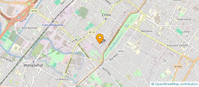 localisation de l'entreprise TACTUS à CROIX