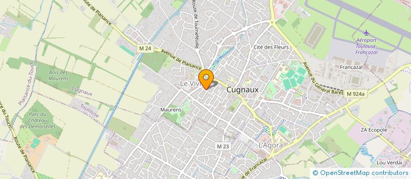 localisation de l'entreprise TACUSSEL ESPACES VERTS à CUGNAUX