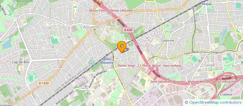 localisation de l'entreprise TACVAL  PESSAC