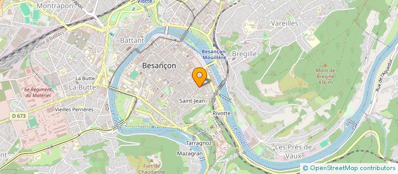 localisation de l'entreprise TACYBERNET à BESANCON