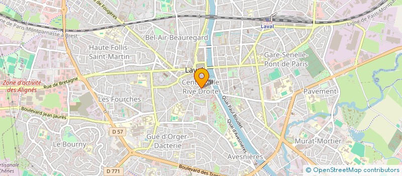 localisation de l'entreprise TAD  PARNE-SUR-ROC