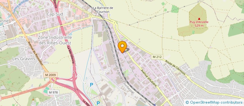 localisation de l'entreprise TAD'AUTOS  COURNON-D'AUVERGNE