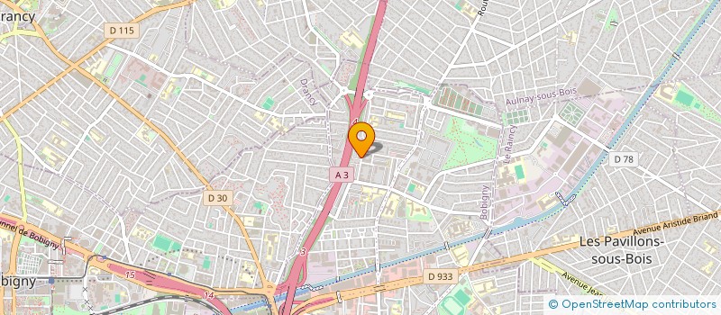 localisation de l'entreprise TAD BAT  BONDY