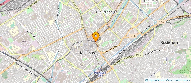 localisation de l'entreprise TAD ELECTRONIQUE à MULHOUSE