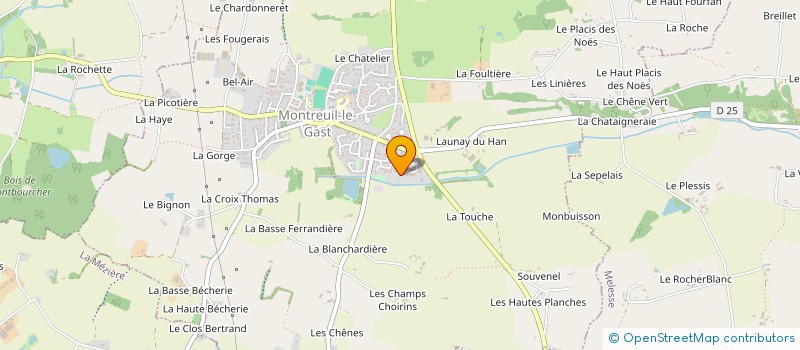 localisation de l'entreprise TAD PRO à MELESSE