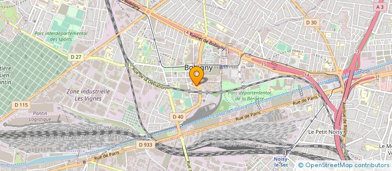 localisation de l'entreprise TAD SERVICES  BOBIGNY