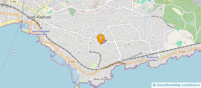 localisation de l'entreprise TADAM  SAINT-RAPHAEL