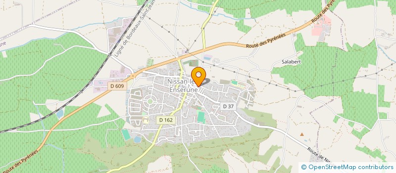 localisation de l'entreprise TADAM RECORDS  NISSAN-LEZ-ENSERUNE