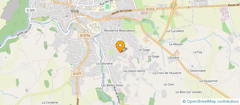 localisation de l'entreprise TADASANA  VIRE-NORMANDIE