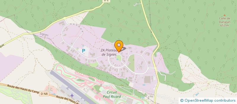 localisation de l'entreprise TADE PAYS DU LEVANT  SIGNES