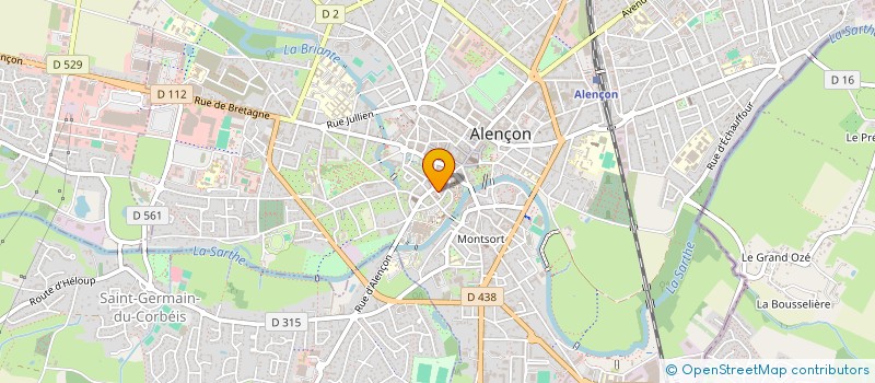 localisation de l'entreprise TADEK à ALENCON