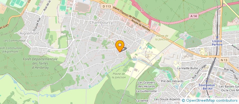 localisation de l'entreprise TADH  CHAMBOURCY