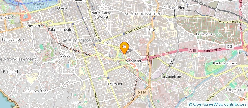 localisation de l'entreprise TADIC à MARSEILLE