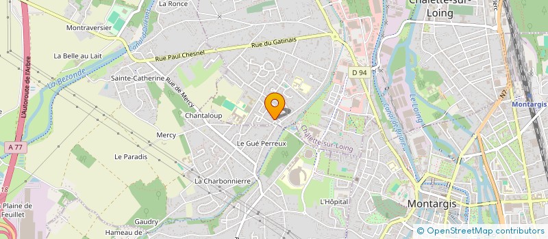 localisation de l'entreprise TADIM  CHALETTE-SUR-LOING