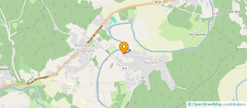 localisation de l'entreprise TADJ'IMMO  ESCOIRE