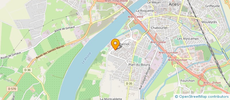 localisation de l'entreprise TADLAOUI  ARLES