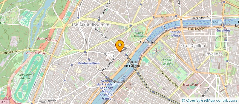 localisation de l'entreprise TADN INVEST  PARIS