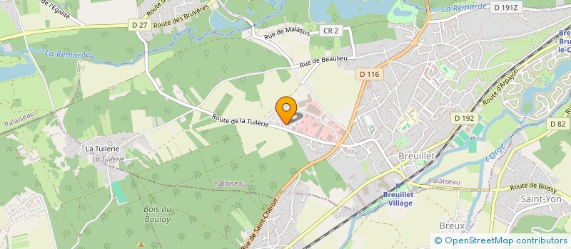 localisation de l'entreprise TADS à BREUILLET