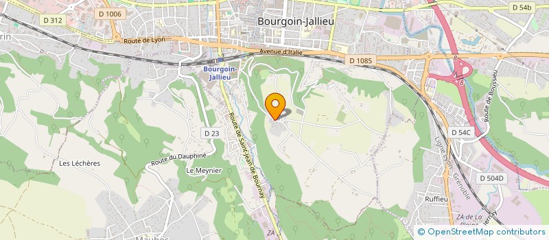 localisation de l'entreprise TADUSTEEL  BOURGOIN-JALLIEU