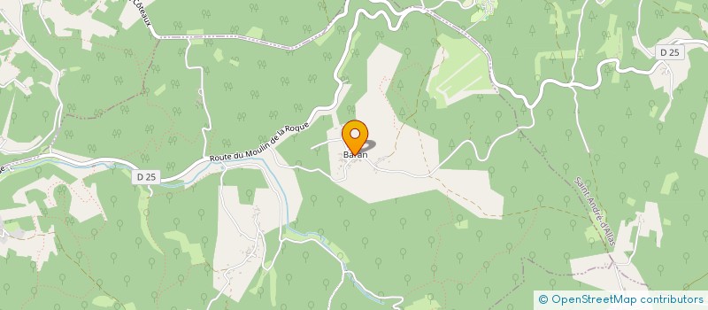 localisation de l'entreprise TAE  CASTELS ET BEZENAC