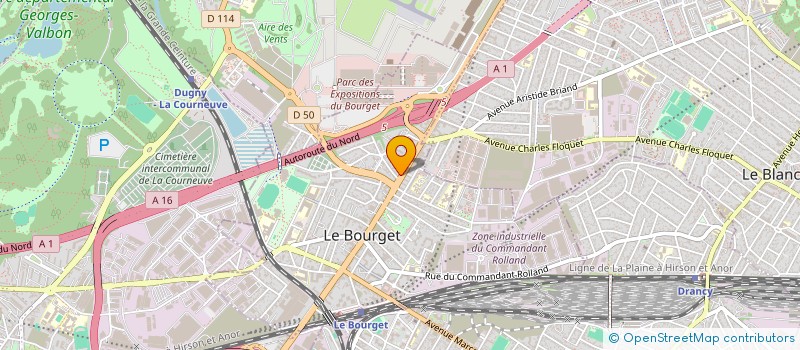 localisation de l'entreprise TAE COOKING à LE BOURGET