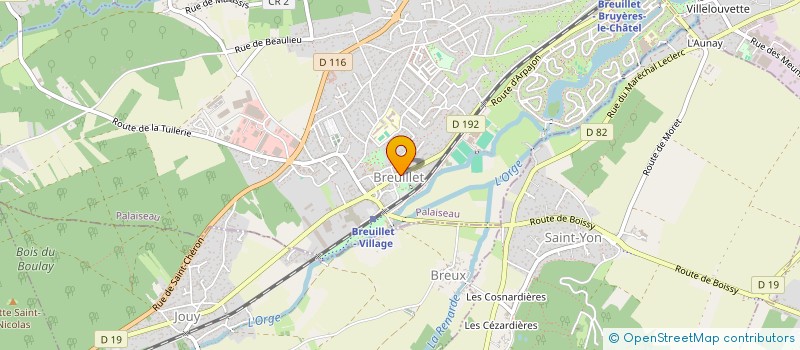localisation de l'entreprise TAE KWON DO BREUILLET à BREUILLET