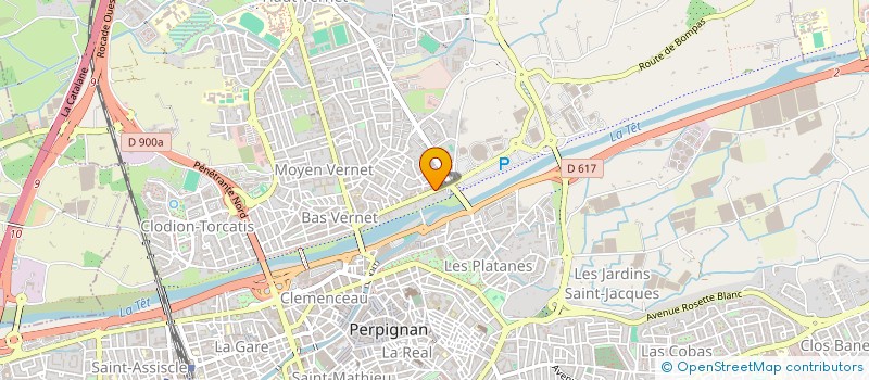 localisation de l'entreprise TAE KWON DO CLUB CATALAN  PERPIGNAN