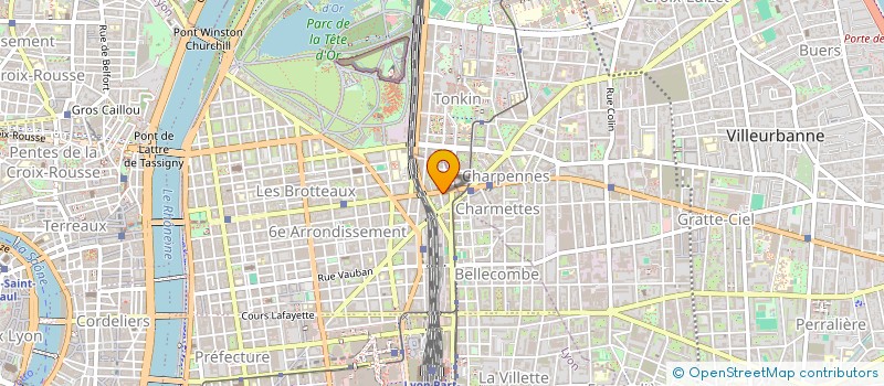 localisation de l'entreprise TAE KWON DO CLUB DU PARC à LYON 6E ARRONDISSEMENT