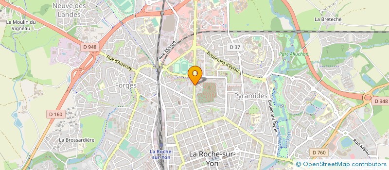 localisation de l'entreprise TAE KWON-DO CLUB YONNAIS à LA ROCHE-SUR-YON