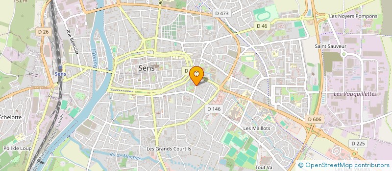 localisation de l'entreprise TAE KWON DO PONT SUR YONNE  SENS