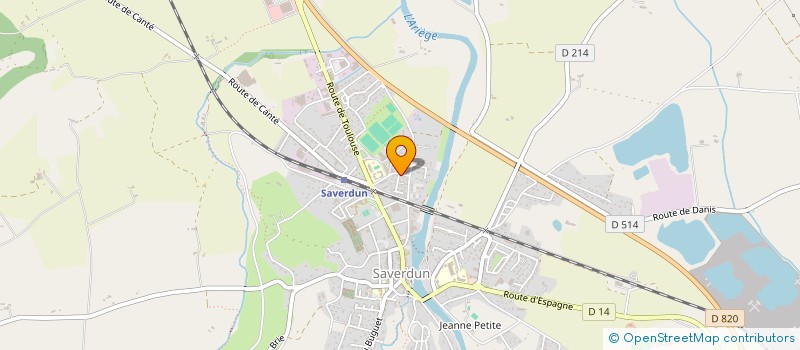 localisation de l'entreprise TAE KWON DO SAVERDUNOIS à SAVERDUN
