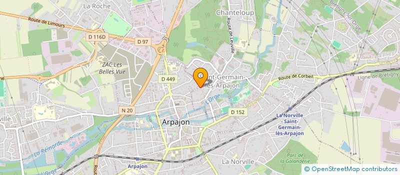 localisation de l'entreprise TAE SCI IMO1 à SAINT-GERMAIN-LES-ARPAJON