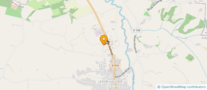 localisation de l'entreprise TAE TRANSPORTS à LEZAT-SUR-LEZE