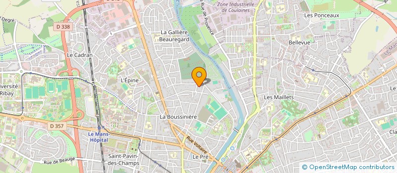 localisation de l'entreprise TAEKWONDO CLUB ALLONNES  LE MANS