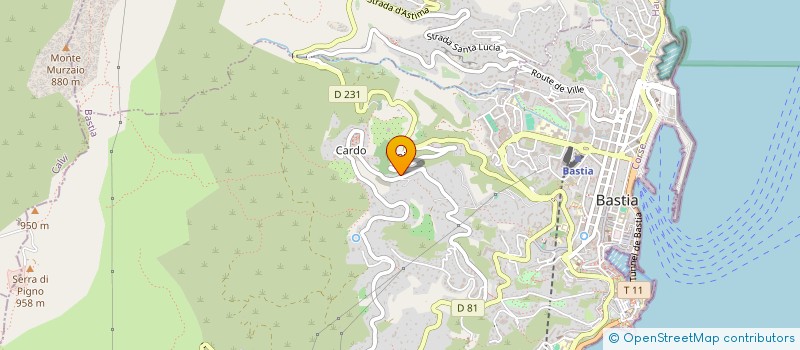 localisation de l'entreprise TAEKWONDO CLUB BASTIA à BASTIA