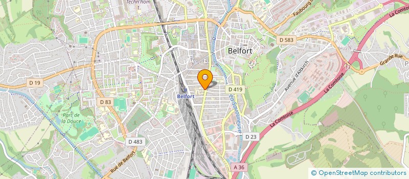 localisation de l'entreprise TAEKWONDO CLUB BELFORTAIN à BELFORT