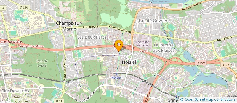 localisation de l'entreprise TAEKWONDO CLUB DU VAL MAUBUEE (ET ARTS MARTIAUX DIVERS)  NOISIEL